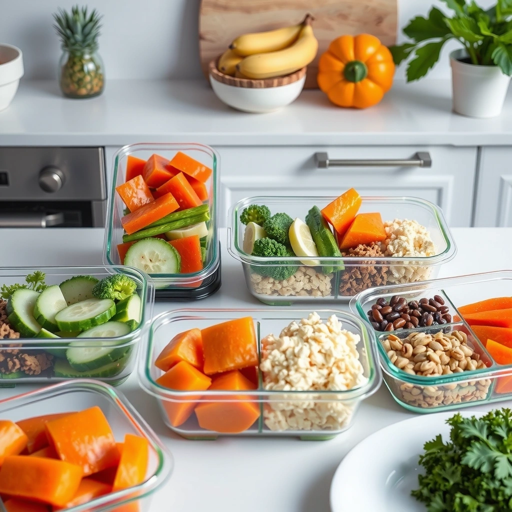 Vielseitige und ausgewogene Mahlzeiten in moderner Küche